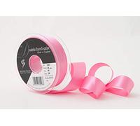Berisfords Double FACE Poly Satin Ribbon, Sugar Pink, 25 mm