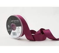Berisfords Double FACE Poly Satin Ribbon, Wine, 25 mm