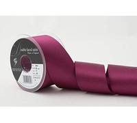 Berisfords Double FACE Poly Satin Ribbon, Wine, 50 mm