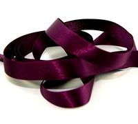 Berisfords Double Faced Satin Ribbon 3mm wide Plum 49 - 30 metre roll