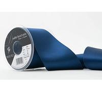 Berisfords Double Faced Satin Ribbon, Navy, 70 mm Width, 20 metre Length, 20m