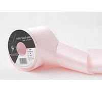 Berisfords Double Faced Satin Ribbon, Pale Pink, 70 mm Width, 20 metre Length