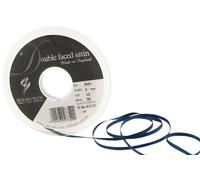 Berisfords Double Satin Ribbon, 13 Navy, 30 m
