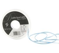 Berisfords Double Satin Ribbon, 76 Cornflower, 30 m, bertie's bows, packaging may vary