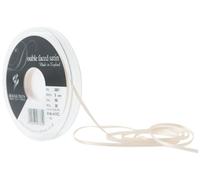 Berisfords Double Satin Ribbon, Cream, 3 mm