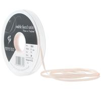 Berisfords Double Satin Ribbon, Peach, 3 mm