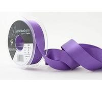 Berisfords Double Satin Ribbon, Purple, 25 mm