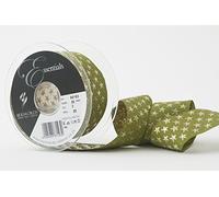 Berisfords Galaxy Ribbon, Cypress/Gold, 35 mm