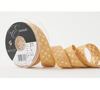 Berisfords Galaxy Ribbon, Gold/Gold, 25 mm