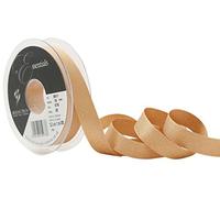 Berisfords Glitter Satin Ribbon, Honey Gold, 15 mm