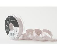 Berisfords Grace Ribbon, Polyester, Silver Grey, 15 mm