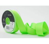 Berisfords Grosgrain Ribbon, Flo Green, 25 mm