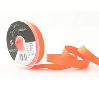 Berisfords Grosgrain Ribbon, Flo Orange, 16 mm
