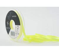 Berisfords Grosgrain Ribbon, Flo Yellow, 6 mm