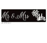 Berisfords Happy Couple Ribbon, Black, One Size