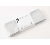 Berisfords Lame Ribbon Pack - 40 mm Silver - 1 x 5 metres