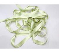 Berisfords Lime Green 15mm Double Sided Satin Ribbon 100% Polyester Yarn (1 Meter)