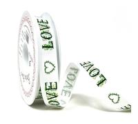 Berisfords Love Vine Patterned Taffeta Ribbon