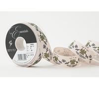 Berisfords Mountain Fox Ribbon, Green, 25mm