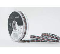 Berisfords Polyester Tartan, DRS Stewart, 10.4 x 10.4 x 1.6 cm