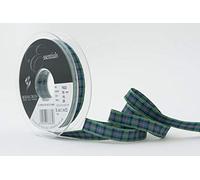 Berisfords Polyester Tartan, Flower of Scotland, 10.4 x 10.4 x 1.6 cm,00762200100016