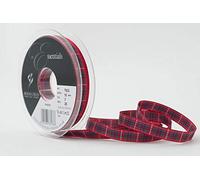 Berisfords Polyester Tartan Ribbon, Frazer, 10 mm