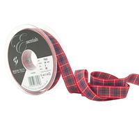 Berisfords Polyester Tartan Ribbon, Frazer, 16 mm