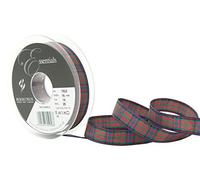 Berisfords Polyester Tartan Ribbon, Macdonald, 16 mm