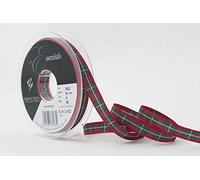 Berisfords Polyester Tartan Ribbon, Macgregor, 10 mm