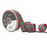 Berisfords Polyester Tartan Ribbon, Macgregor, 25 mm