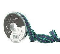 Berisfords Polyester Tartan Ribbon, Mackenzie, 16 mm