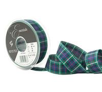 Berisfords Polyester Tartan Ribbon, Mackenzie, 25 mm