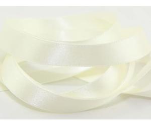 Berisfords R350125/419 | Bridal White Double Faced Satin Ribbon | 20m x 25mm