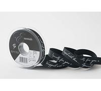 Berisfords Ribbon, Black, 16mm x 20m roll