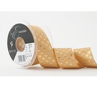 Berisfords Ribbon, Gold/Gold, 35 mm