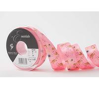 Berisfords Ribbon, Pink, 25mm x 20m roll