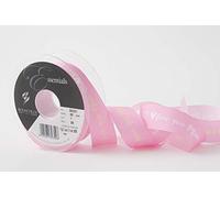 Berisfords Ribbon, Pink, 25mm x 25m Roll