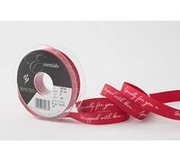 Berisfords Ribbon, Red, 16mm x 20m roll