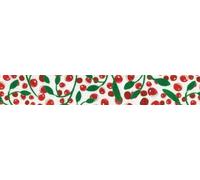 Berisfords Ribbon Reel, Polyester, White/Multi, One Size