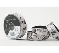 Berisfords Ribbon, Silver Grey, 25 mm