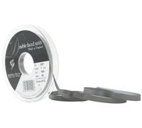 Berisfords Ribbon, Smoked Grey, 7 mm x 20 m
