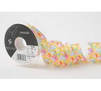 Berisfords Ribbon, Yellow, 25mm x 25m roll