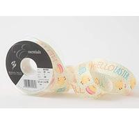 Berisfords Ribbon, Yellow, 25mm x 25m Roll