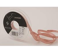 Berisfords Rose Gold Lame Ribbon, Polyester, 7mm,Rose Gold,916500070329HF