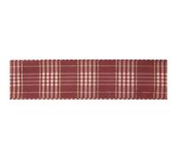 Berisfords Rustic Plaid Ribbon Dusky Pink - 4cm - per metre