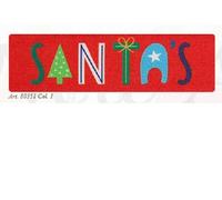 Berisfords Santa's Coming Ribbon, Red, 25mm