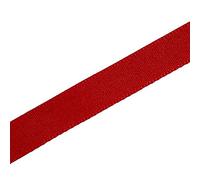Berisfords Seam Binding Polyester Ribbon Tape 25mm Wide (Red, 3 M)