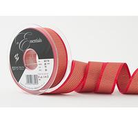 Berisfords Shine Ribbon, Red, 25 mm
