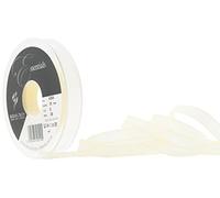 Berisfords Super Sheer Ribbon, Lemon, 10 mm Width, 25 metre Length