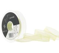 Berisfords Super Sheer Ribbon, Mint Green, 15 mm Width, 25 metre Length
